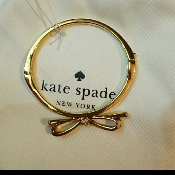 Kate Spade Love Notes Bow Gold Bracelet - Picture 3 of 4